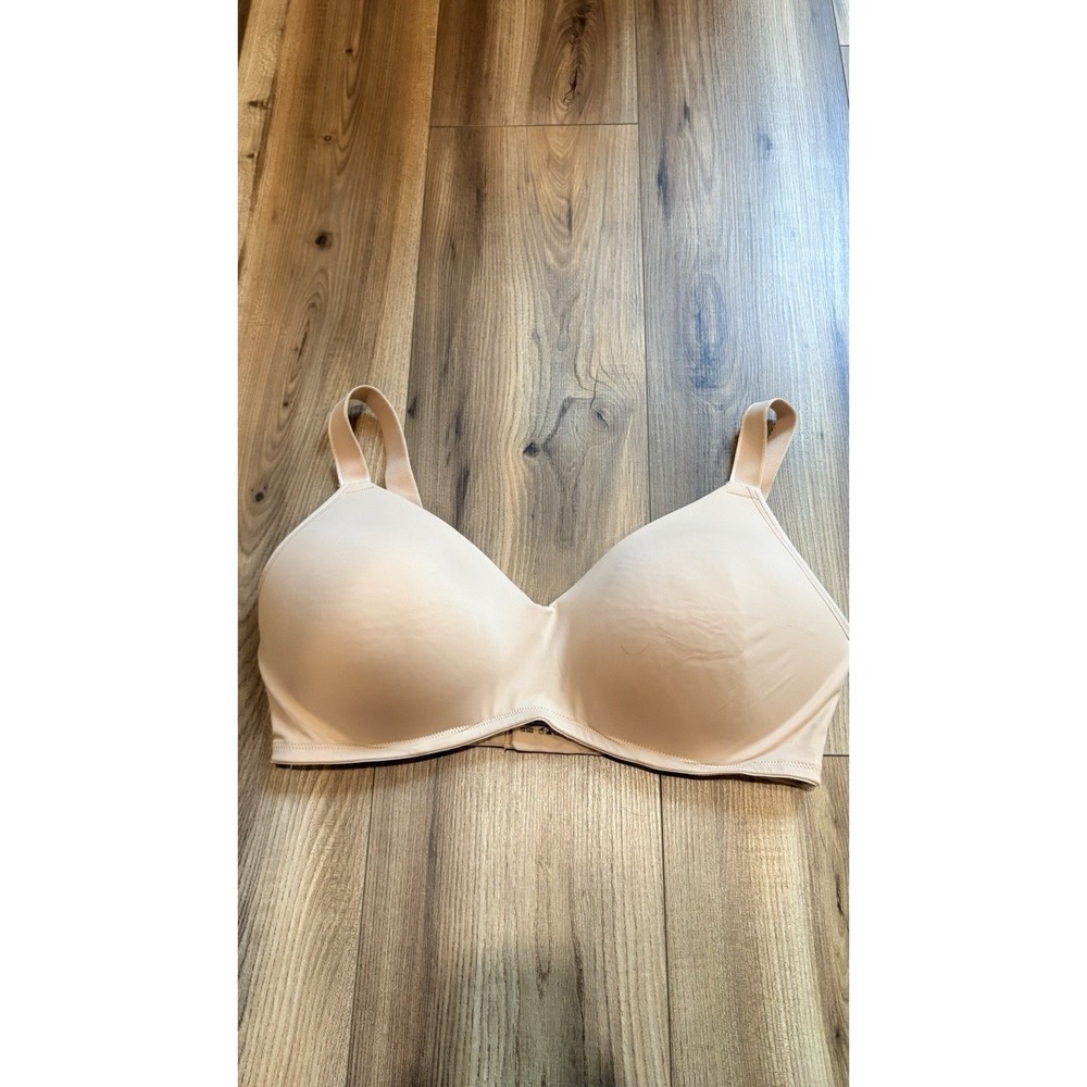 Jockey Bra Beige 36 DD Padded Wireless T-shirt Bra Soft